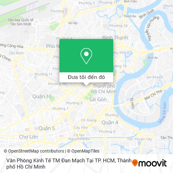 Bản đồ Văn Phòng Kinh Tế TM Đan Mạch Tại TP. HCM