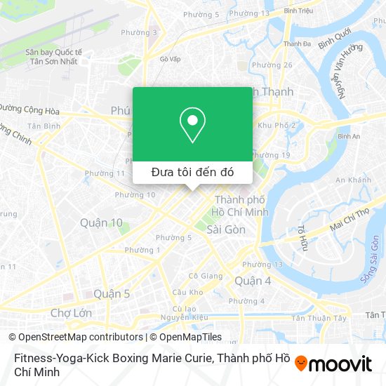 Bản đồ Fitness-Yoga-Kick Boxing Marie Curie
