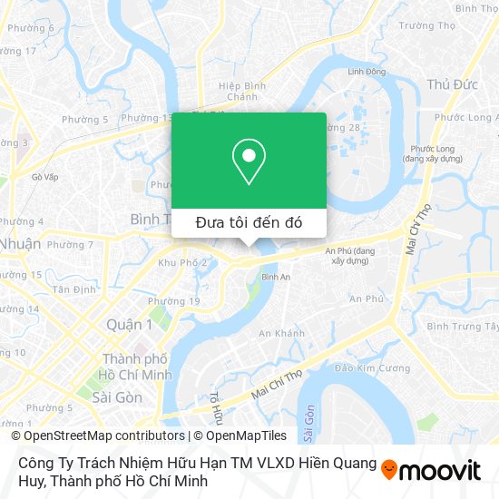 Bản đồ Công Ty Trách Nhiệm Hữu Hạn TM VLXD Hiền Quang Huy