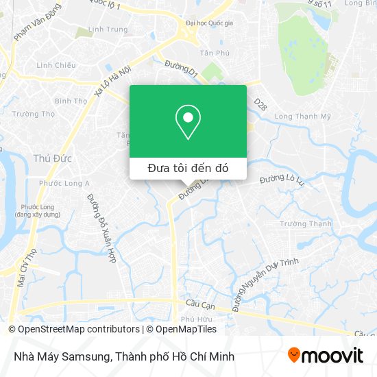 Bản đồ Nhà Máy Samsung