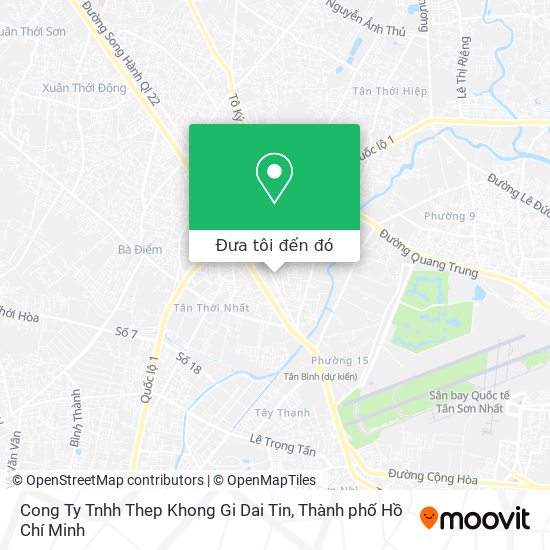 Bản đồ Cong Ty Tnhh Thep Khong Gi Dai Tin