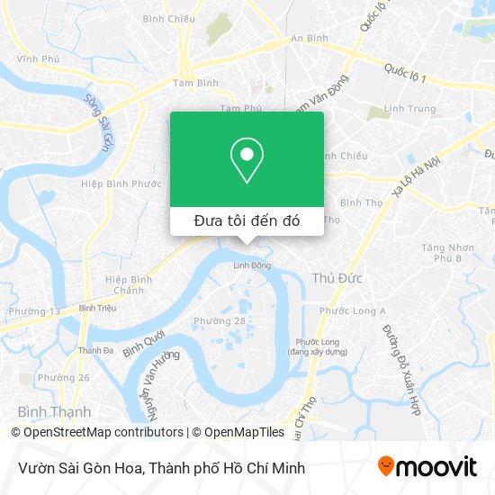 Bản đồ Vườn Sài Gòn Hoa