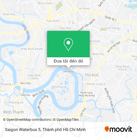 Bản đồ Saigon Waterbus 5