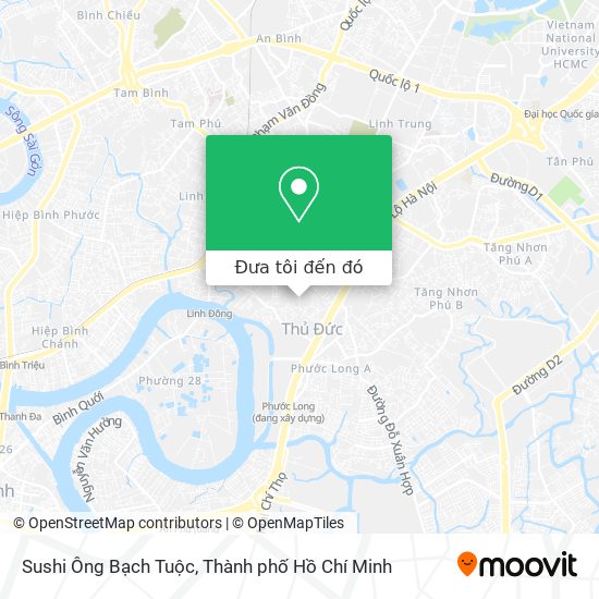 Bản đồ Sushi Ông Bạch Tuộc