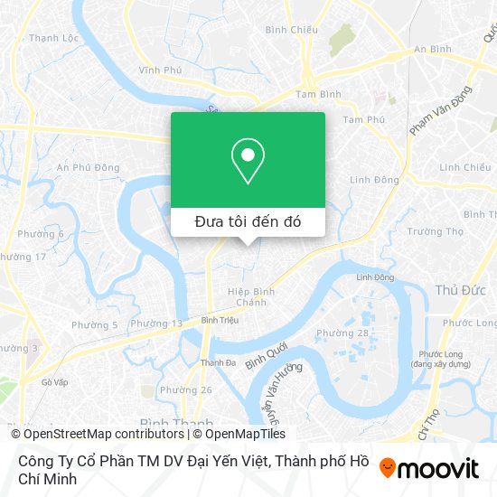Bản đồ Công Ty Cổ Phần TM DV Đại Yến Việt