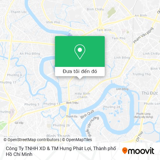 Bản đồ Công Ty TNHH XD & TM Hưng Phát Lợi