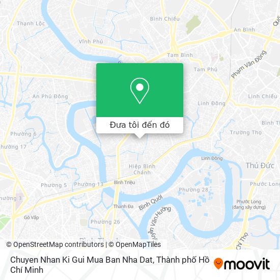 Bản đồ Chuyen Nhan Ki Gui Mua Ban Nha Dat