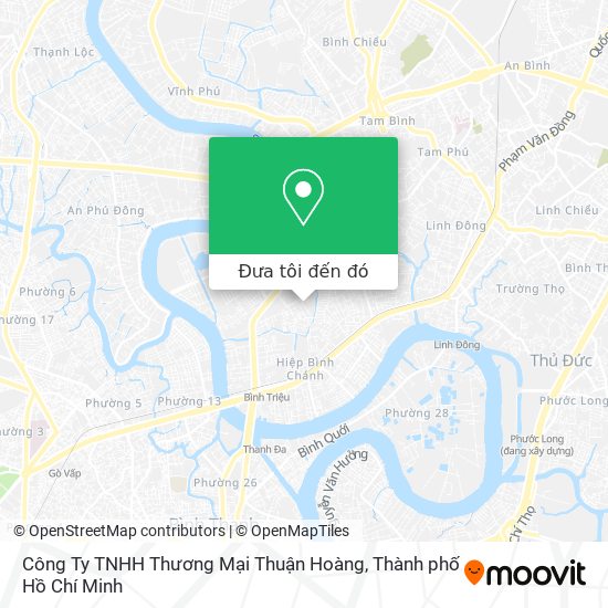 Bản đồ Công Ty TNHH Thương Mại Thuận Hoàng