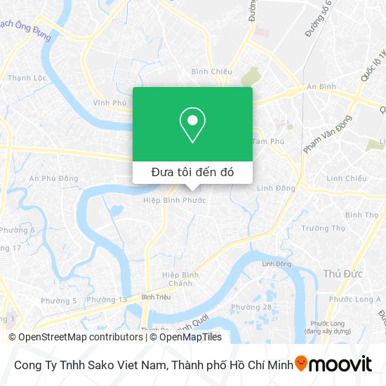 Bản đồ Cong Ty Tnhh Sako Viet Nam