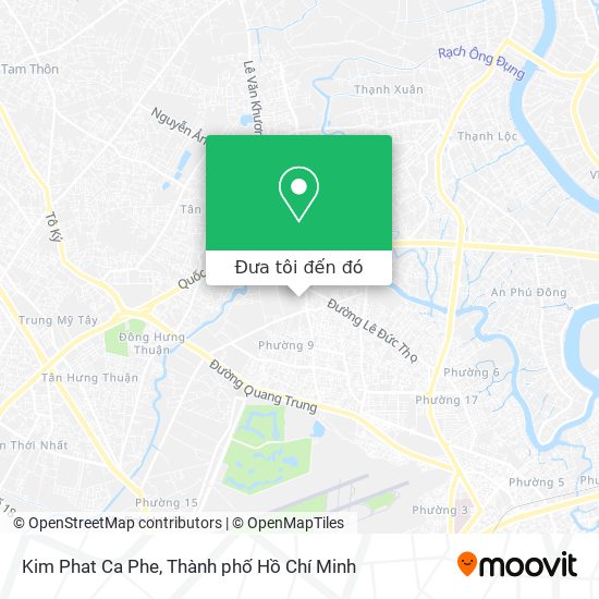 Bản đồ Kim Phat Ca Phe