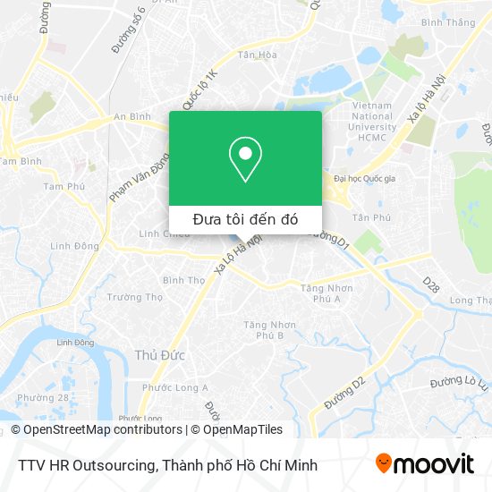 Bản đồ TTV HR Outsourcing
