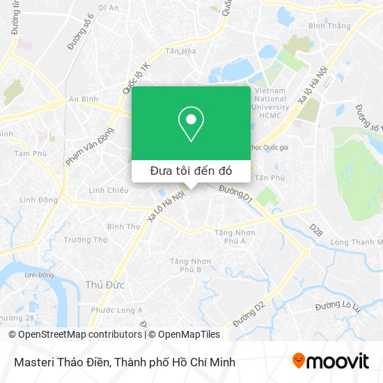 Bản đồ Masteri Thảo Điền