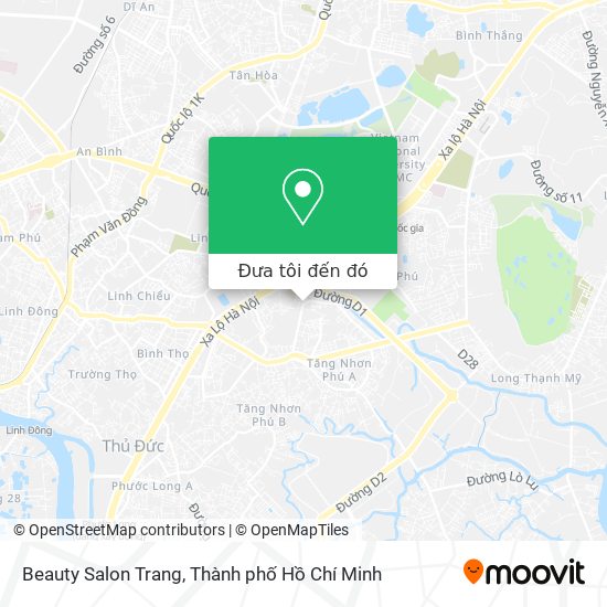 Bản đồ Beauty Salon Trang