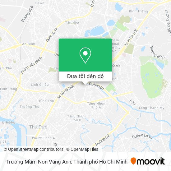 Bản đồ Trường Mầm Non Vàng Anh