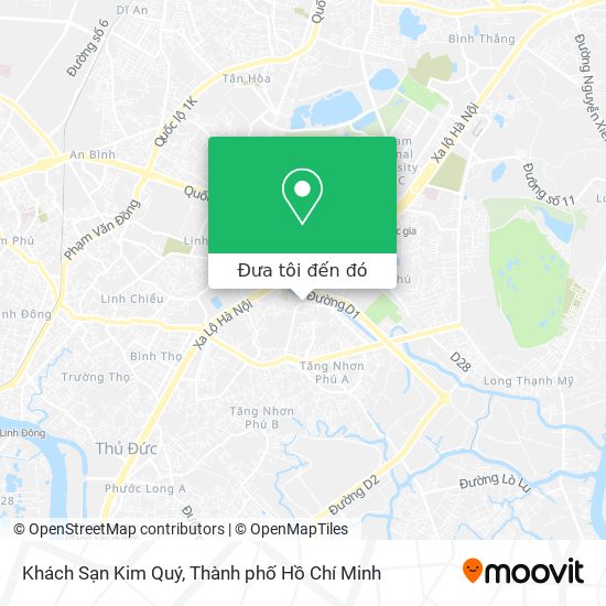 Bản đồ Khách Sạn Kim Quý