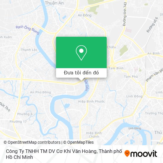 Bản đồ Công Ty TNHH TM DV Cơ Khí Văn Hoàng