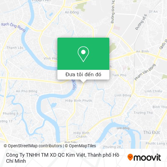 Bản đồ Công Ty TNHH TM XD QC Kim Việt