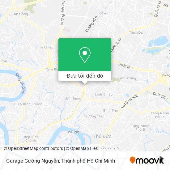 Bản đồ Garage Cường Nguyễn