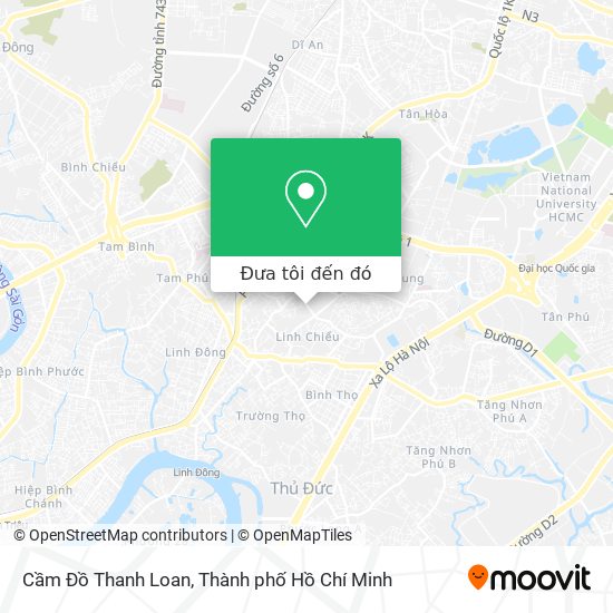 Bản đồ Cầm Đồ Thanh Loan