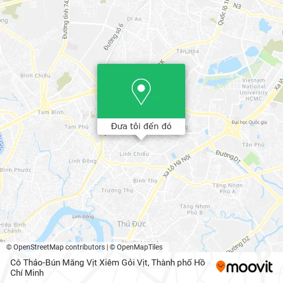 Bản đồ Cô Thảo-Bún Măng Vịt Xiêm Gỏi Vịt