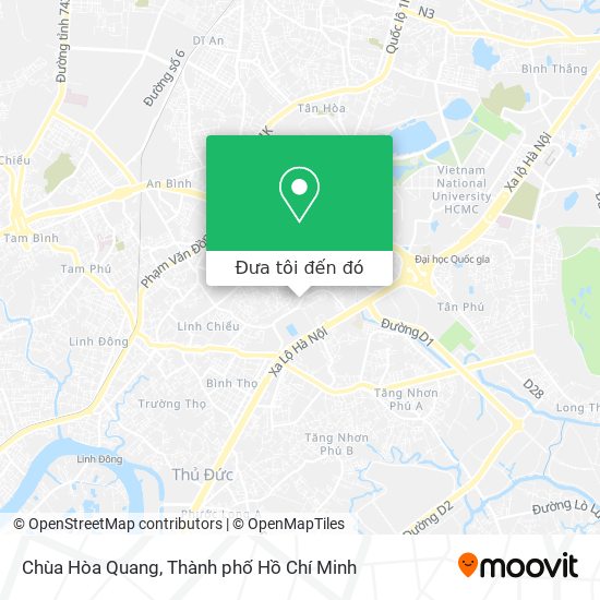 Bản đồ Chùa Hòa Quang