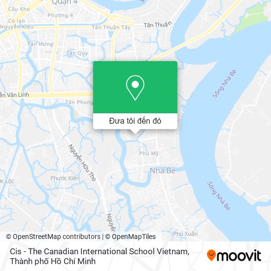 Bản đồ Cis - The Canadian International School Vietnam