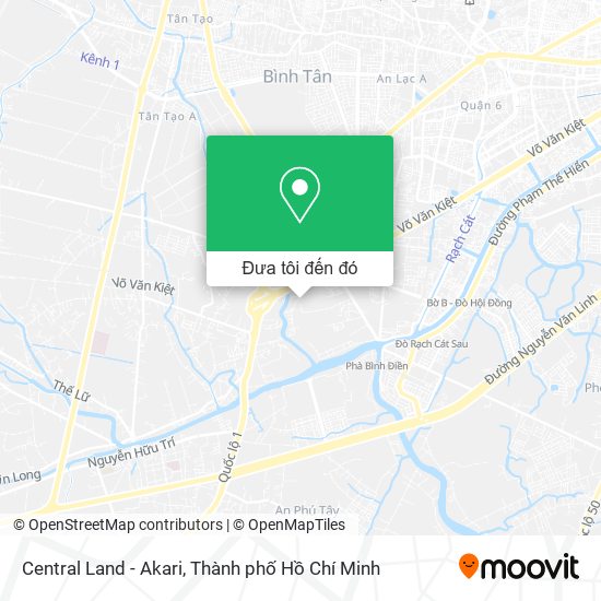 Bản đồ Central Land - Akari
