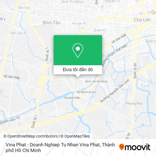Bản đồ Vina Phat - Doanh Nghiep Tu Nhan Vina Phat