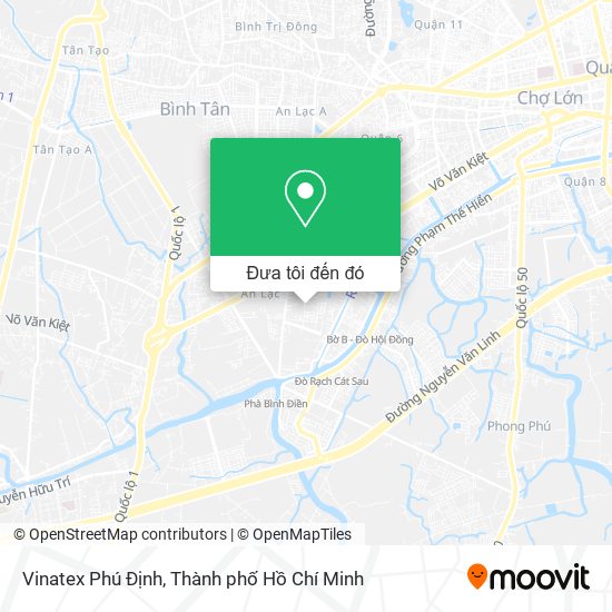Bản đồ Vinatex Phú Định