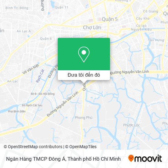 Bản đồ Ngân Hàng TMCP Đông Á