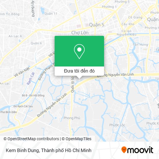 Bản đồ Kem Binh Dung