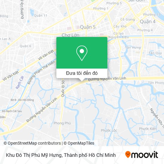 Bản đồ Khu Đô Thị Phú Mỹ Hưng