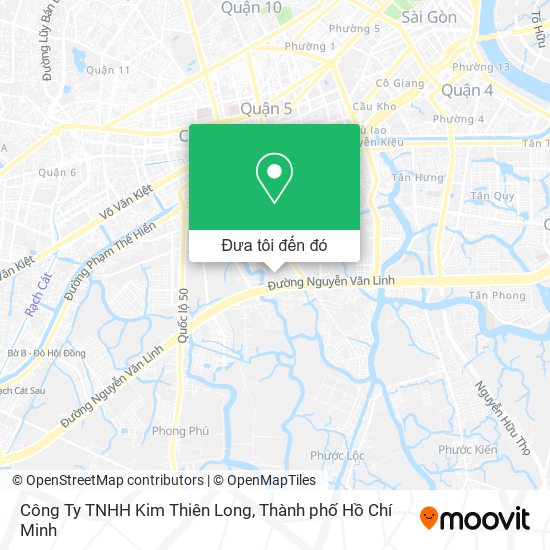 Bản đồ Công Ty TNHH Kim Thiên Long