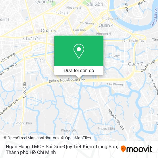 Bản đồ Ngân Hàng TMCP Sài Gòn-Quỹ Tiết Kiệm Trung Sơn
