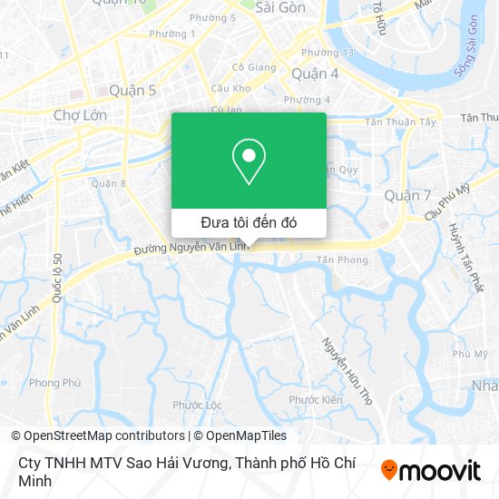 Bản đồ Cty TNHH MTV Sao Hải Vương