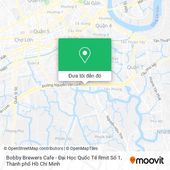 Bản đồ Bobby Brewers Cafe - Đại Học Quốc Tế Rmit Số 1