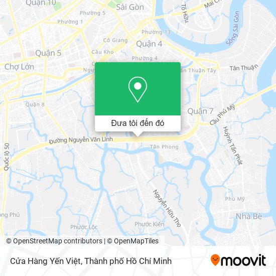 Bản đồ Cửa Hàng Yến Việt