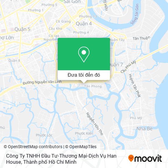 Bản đồ Công Ty TNHH Đầu Tư-Thương Mại-Dịch Vụ Han House