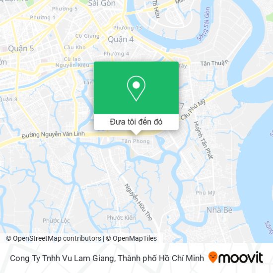 Bản đồ Cong Ty Tnhh Vu Lam Giang