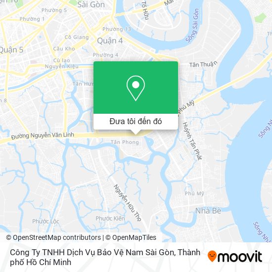 Bản đồ Công Ty TNHH Dịch Vụ Bảo Vệ Nam Sài Gòn