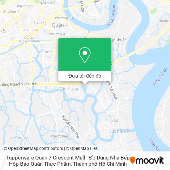 Bản đồ Tupperware Quận 7 Crescent Mall - Đồ Dùng Nhà Bếp - Hộp Bảo Quản Thực Phẩm