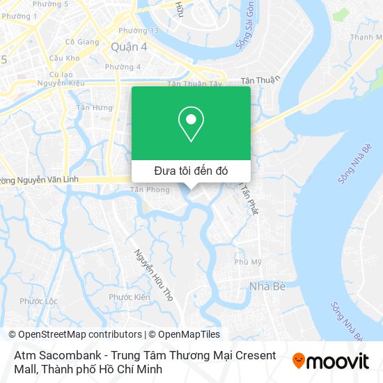 Bản đồ Atm Sacombank - Trung Tâm Thương Mại Cresent Mall
