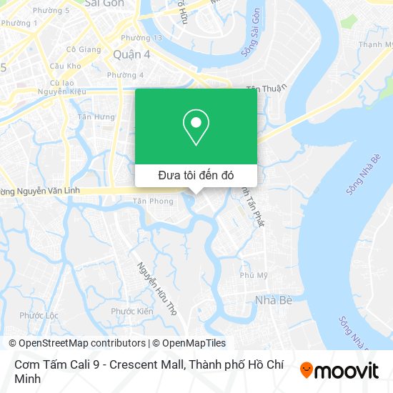 Bản đồ Cơm Tấm Cali 9 - Crescent Mall