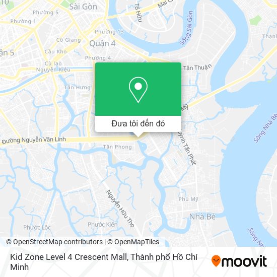 Bản đồ Kid Zone Level 4 Crescent Mall