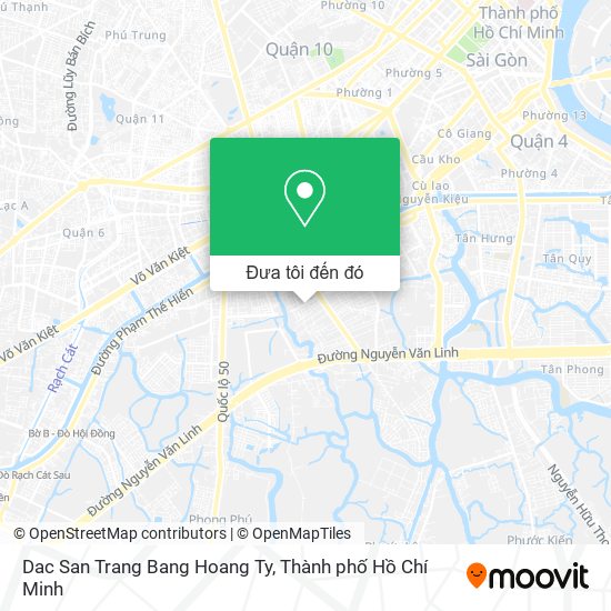 Bản đồ Dac San Trang Bang Hoang Ty