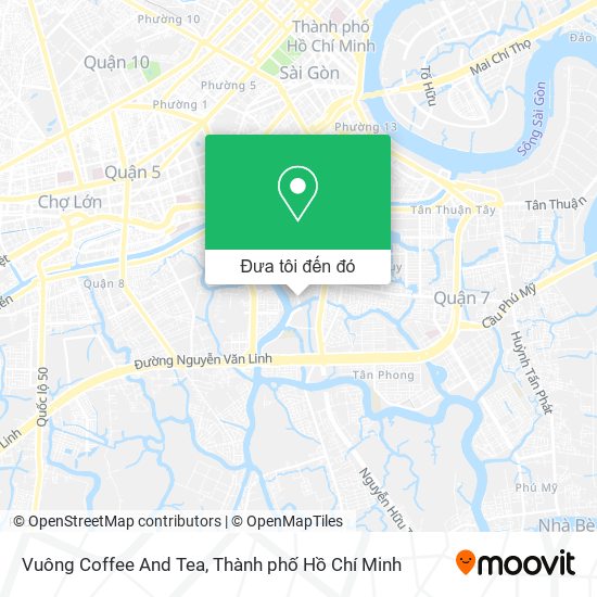 Bản đồ Vuông Coffee And Tea