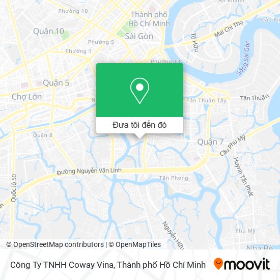 Bản đồ Công Ty TNHH Coway Vina