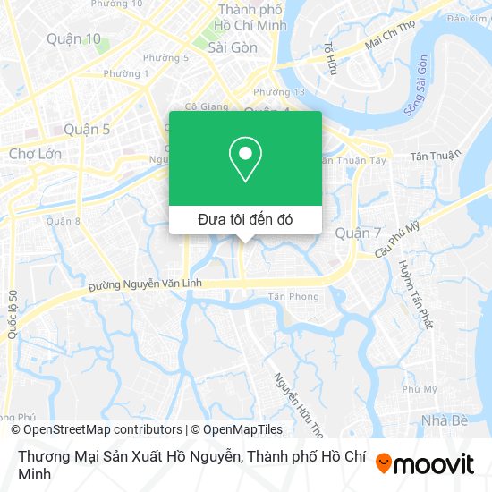 Bản đồ Thương Mại Sản Xuất Hồ Nguyễn