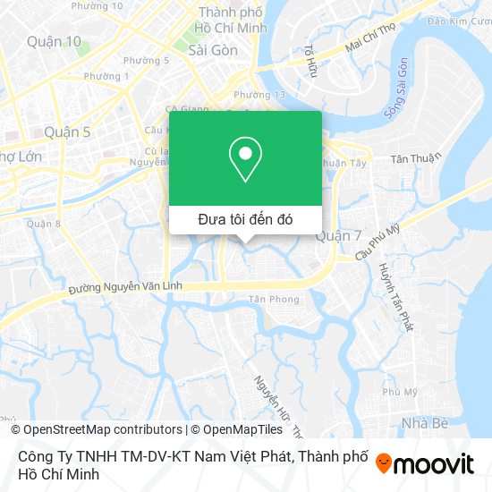 Bản đồ Công Ty TNHH TM-DV-KT Nam Việt Phát