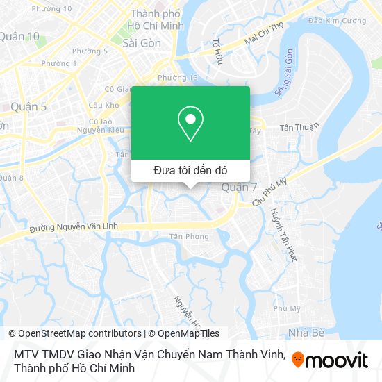 Bản đồ MTV TMDV Giao Nhận Vận Chuyển Nam Thành Vinh